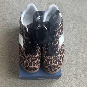Universal Thread Leopard Print Sneakers with Black Laces